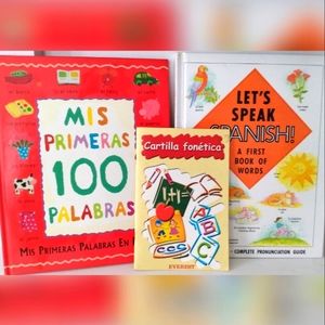 3 SPANISH Large Childrens Books Educational